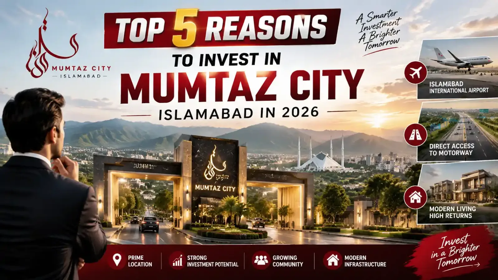Top 5 Reasons to Invest in Mumtaz City Islamabad in 2026